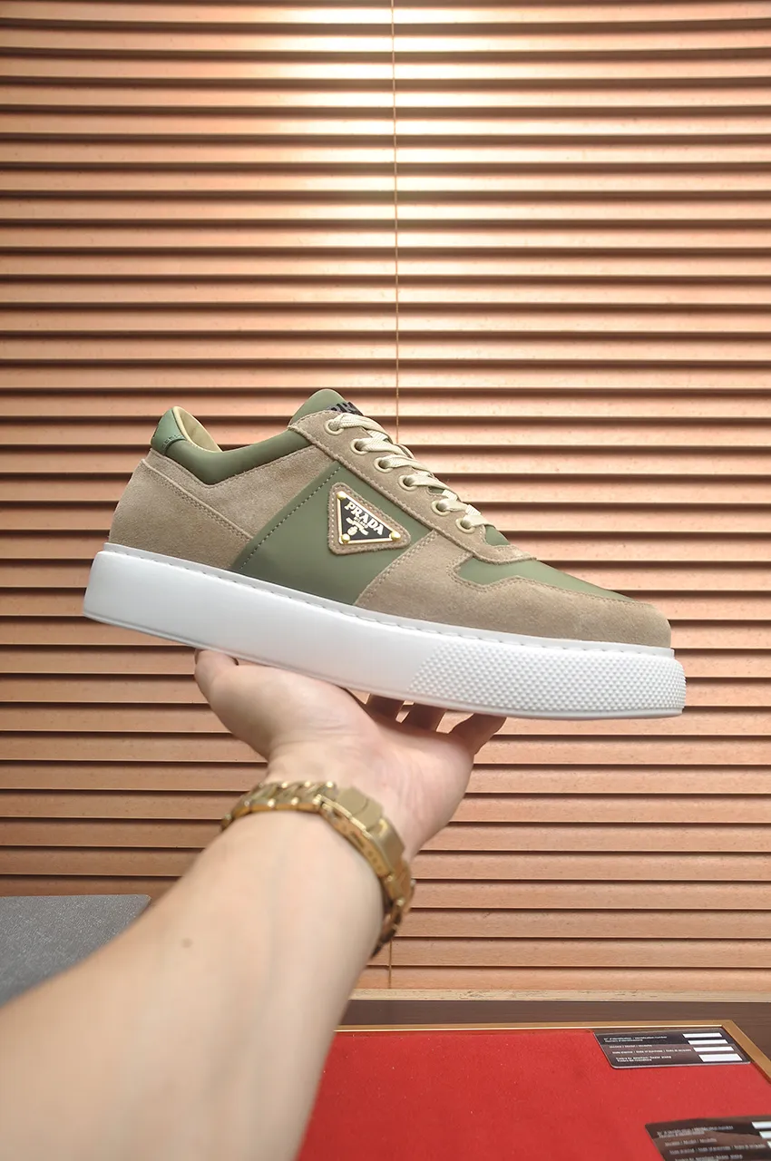 Men's shoes 💰580💶【PRADA】Top original, new season, high quality original goods, top imported calfskin with original imported glue, imported cowhide inside with original cowhide feet, original outsole! Quality guaranteed! Code 38-45 (45 customized)